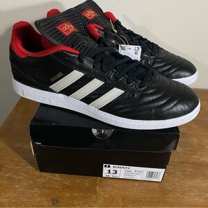 Size 13 - adidas Busenitz Black Zero Metallic Scarlet